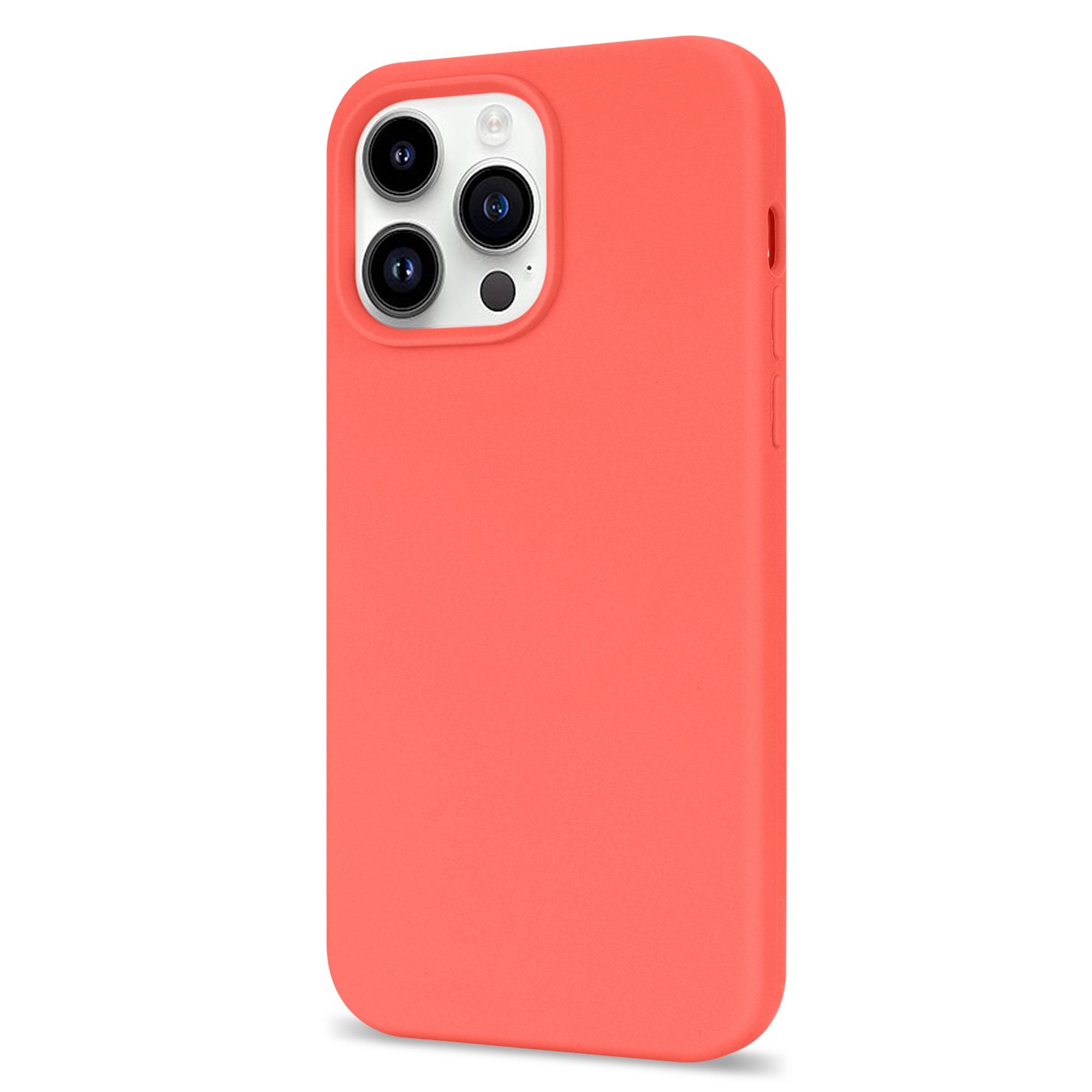

For iPhone 14 Pro Case Shockproof Soft Silicone Phone Cover Pink