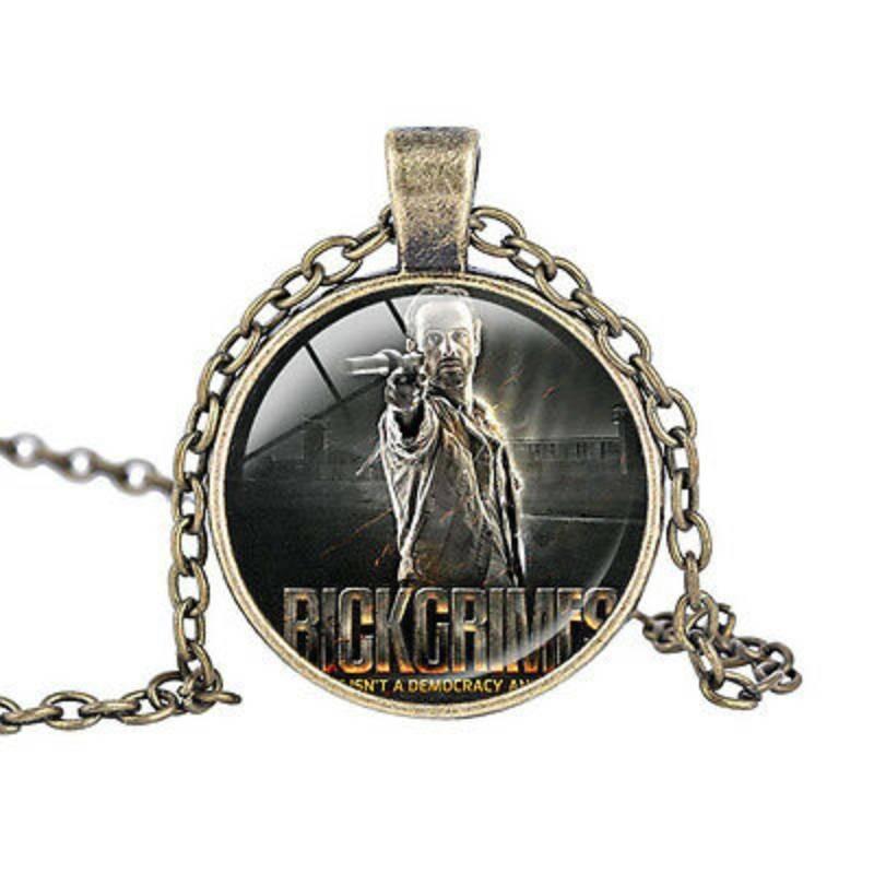 Elegant Geometric Pendant Necklace For Women With Shiny Artificial Crystal Charm