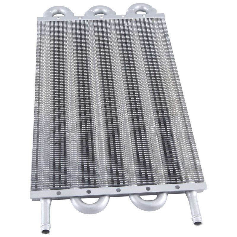 Gearbox Radiator Radiator Condenser Water Tank Transmission Universal Parts Accessories Silver