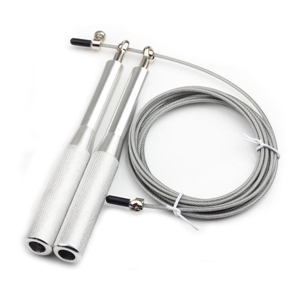 Rope Skipping Heavy Handle Metal Wire Aluminum Universal Bearing for Professional Physical Training