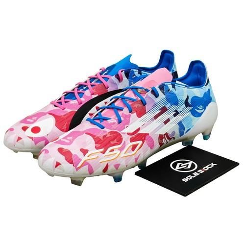

Бутсы BAPE x Adidas F50 ELITE для футбола Мужские Розовые Синие JS0573 EU 44 розовый/синий