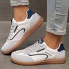 Damskor Mode Casual Flats Vulkaniserade Skor Dam Utomhus Promenad Sneakers Dam Bekväma Klassiska Skor Svart Vit