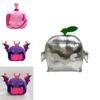 Blox Fruits Plush Toy In Purple Leopard Box Soft And Fuzzy Animal Figurine