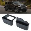 2Pcs Set Gear Box Organizer Container Auto Interior Accessory Fit for Jeep Wrangler JL 2018 2019
