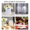 Set of 12 Natural Wood Card Stands Photo and Postcard Display Base for Home Decoration Stylish Picture Holders Shelf
