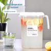 Large Capacity Plastic Cold Water Kettle with Tea Infuser - High Temperature Resistant