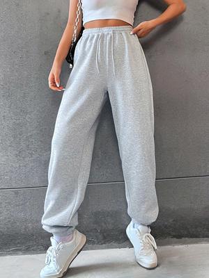 2024 Summer High-Waisted Casual Loose Sweatpants: European & American Style
