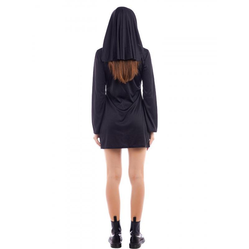 Summer Mid-length Priest Nun Dress Game Cartoon Cosplay Stage Show Costume