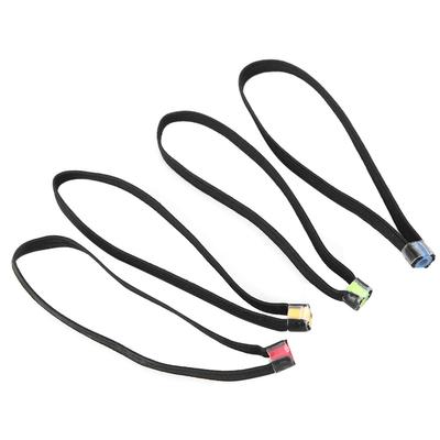 4 STÜCKE Elastisches Stoff Leichtgewicht Angelvorfach Spulenring Fischschnur Schlaufe Zubehör