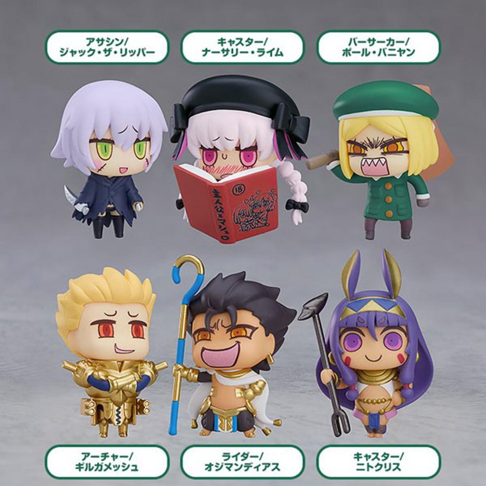 3.5CM 6Pcs/1Set Anime Fate/Grand Order Figure Episode Set Model Toy Doll Collection Aciton 3 Entertaining Play Safe Kid Friendly Fun