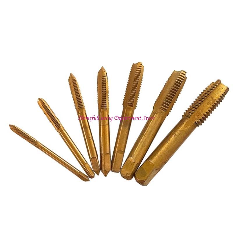 3-12 Left Hand Machine Thread Tap HSS Steel Machine Plugs Tap Metal Screw Hole Tap Drill Metric Screw Thread Tap