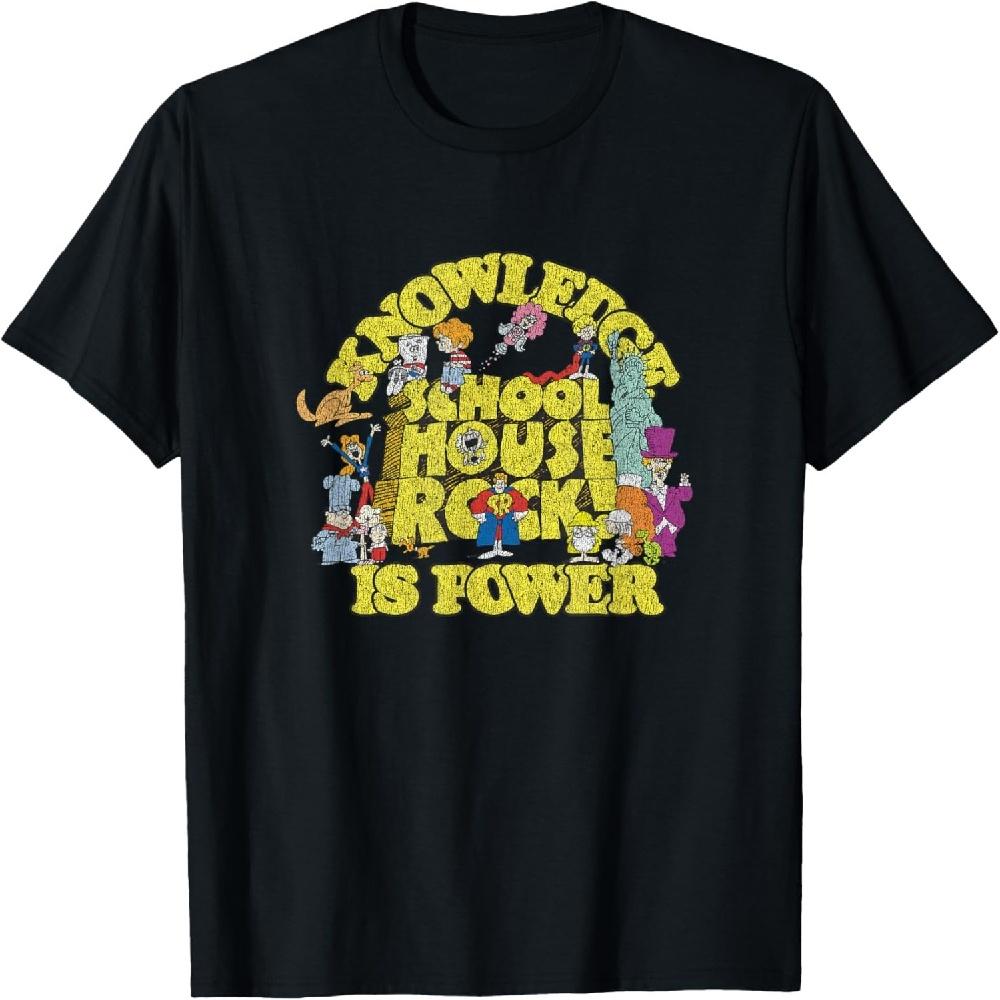 Cast & Crew Vintage Knowledge is Power T-Shirt XXXXXL чёрный