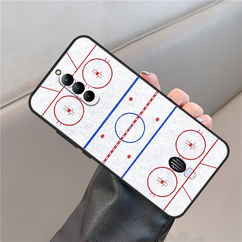 

Ice Hockey Rink Sport Case For ZTE Nubia Red Magic 11 10 9 8 8S 9S 10S Pro Plus 6S 7S 6 7 For RedMagic 10 Air Cover Red Magic 8 Pro Plus
