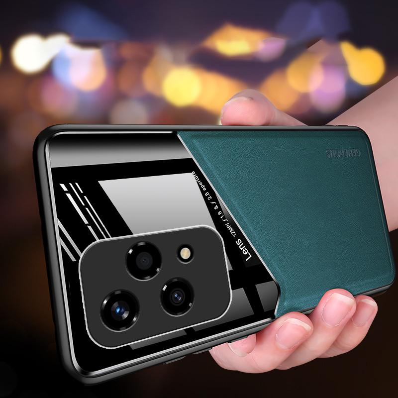 For Honor 200 Lite Case Leather Back Cover Precise Cutouts Shockproof Protection