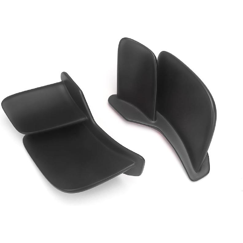 Motorcycle Rear Tail Spoiler Wing Fairing,ABS Carbon Fiber, Compatible with Ducati Panigale V2 V4S V4 V4R Super 2018-2024, 2-Piece Set (Matte Black)