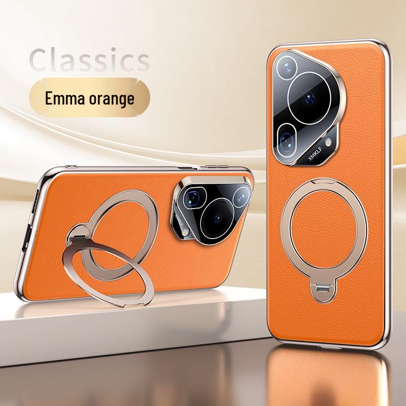 

Магнітний шкіряний чохол для телефону Huawei P80 Pro з підставкою Huawei Pura 80 Pro