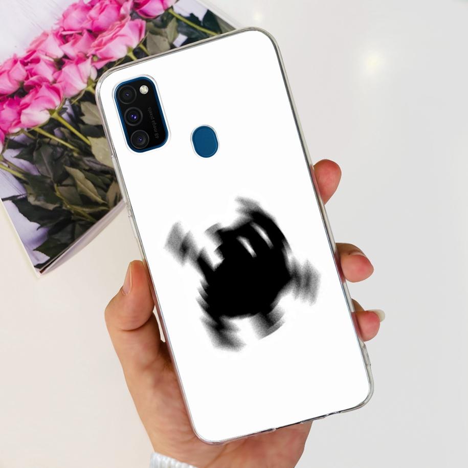For Samsung M21 Case SM-M215F Silicone Soft Phone Cover For Samsung Galaxy M21 2020 Fundas Cartoon Coque For Samsung M 21 Bumper