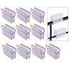 10Pcs Label Holder Clip Merchandise Sign Display Holder Stand Gridwall Sign Holder Clip Gridwall Accessories for Display