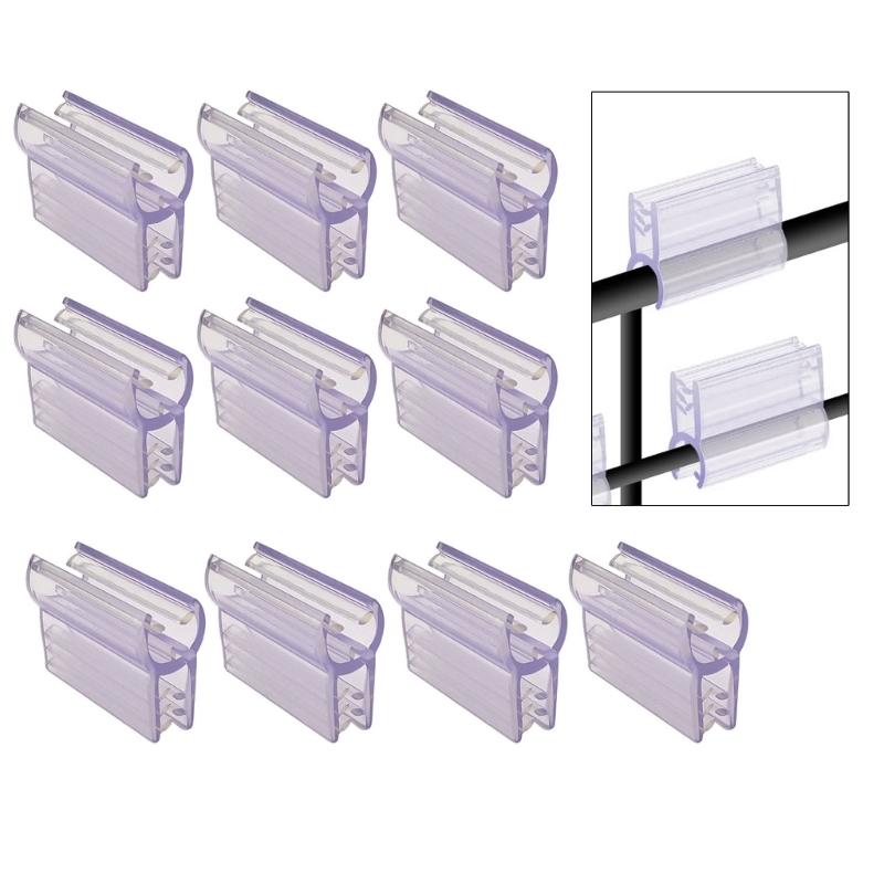 10Pcs Label Holder Clip Merchandise Sign Display Holder Stand Gridwall Sign Holder Clip Gridwall Accessories for Display