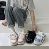 2024 Skor med tjock sula Mode Rund tå Flats Damskor Bekväma Vulkaniserade skor Nya Designersneakers Zapatillas Mujer