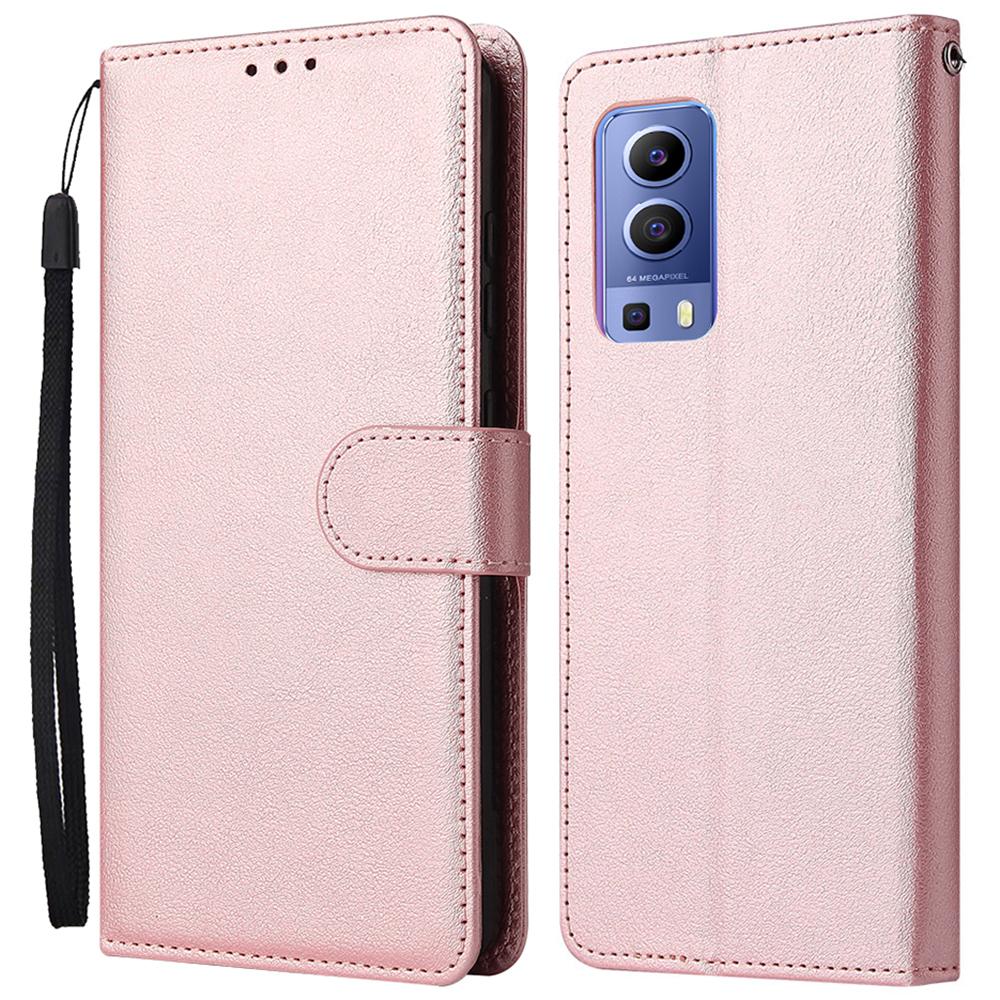 Wallet Phone Case for Vivo Y75s 5G/T1x 5G/Y72 5G/iQOO Z3/Y53s 4G/Y53s/Y52 5G PU Leather Cover