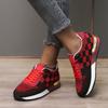 Women's Sports Shoes Thick Sole Single Shoes Round Head Casual Mesh Shoes
