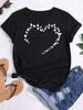 Fashion Women T-Shirt Love Butterfly Print T Shirt New Harajuku Tops Female Summer Tee Shirts Short Sleeve Tops Streetwear