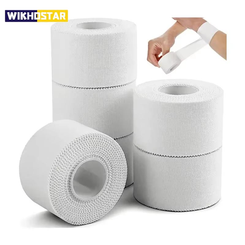 1PC 2.5cm * 9.14m Athletic Trainer Tape Sport Care Tape Sport Strapping Tape Easy To Tear For Sports First Aid Injury Wrap