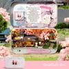 DIY Wood DollHouses Handmade Funny Box Theatre Miniature Box Cute Doll Houses Assemble Kits Birthday Gift Wooden Toys For