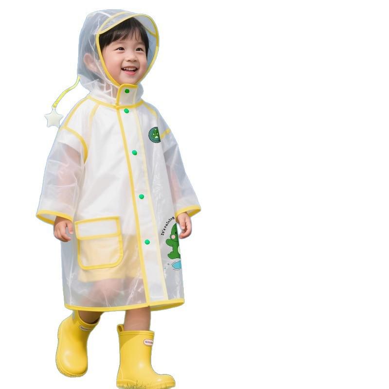 Unisex Kids' 2025 Full Body Raincoat for Kindergarten and School