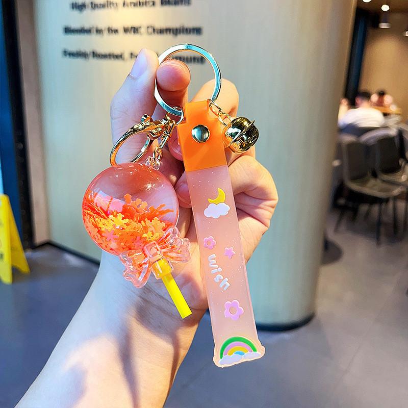 

И Веселый Красочный Астронавт Акриловый Брелок Жидкий Песок Идеальный Аксессуар Подарок StyleBB