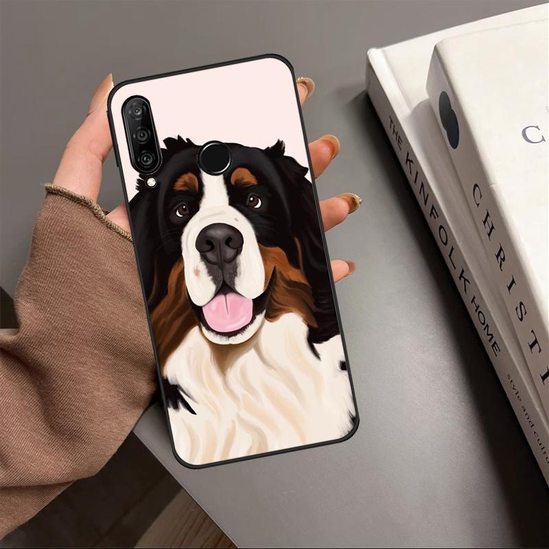 Bernese Mountain Dog For Huawei P20 P40 Lite P60 P30 Pro Nova 5T 9 10 SE 12s 12i 11i Y90 Y70 Y60 Y61 Y91 Y72 Case