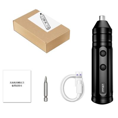 1Set Cacciavite elettrico ricaricabile Piccolo utensile elettrico Trapano elettrico Usb 3.7V Mini cacciavite Usb ricaricabile