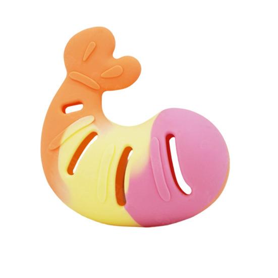 

Силиконовая креветка Игрушка для кошек Котенка Лакомство-дозатор с утечкой Игрушка-погрызушка для комнатных кошек Очистка зубов Интерактивная игрушка для снятия скуки