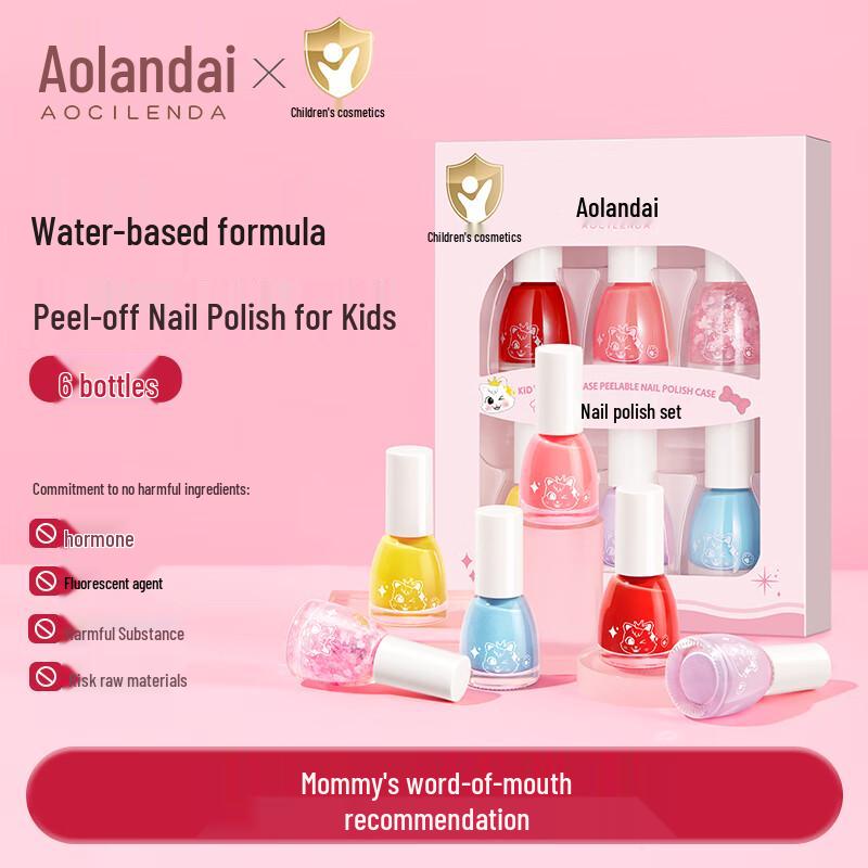 AOCILENDA Kids Makeup & Nail Art Collection