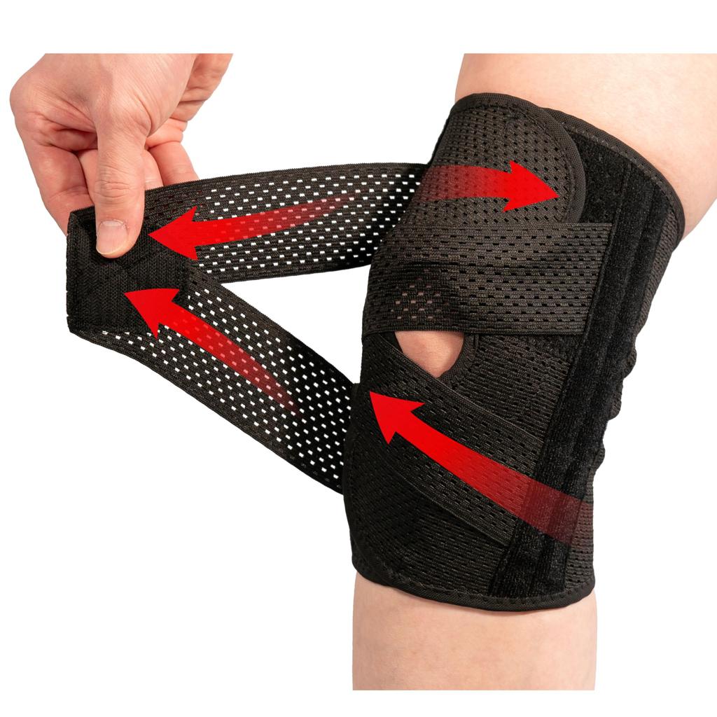 LURE Knee Support [For Knee Pain When Moving] Knee Joint Deformity, Exercise, Sports, Popular, Injury Prevention, Ambidextrous, 1 Support (XXL)