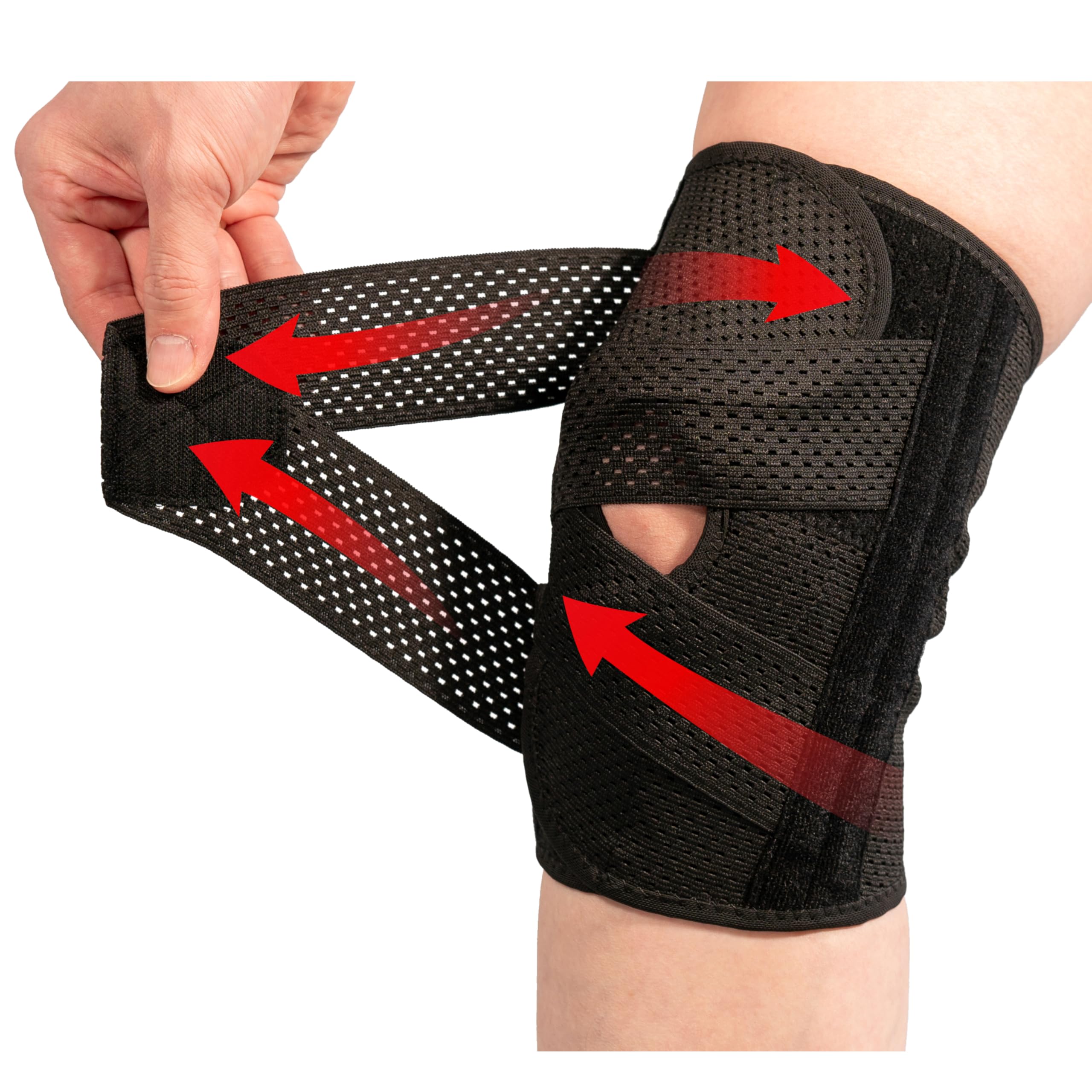 

LURE Knee Support [For Knee Pain When Moving] Knee Joint Deformity, Exercise, Sports, Popular, Injury Prevention, Ambidextrous, 1 Support (XXL)