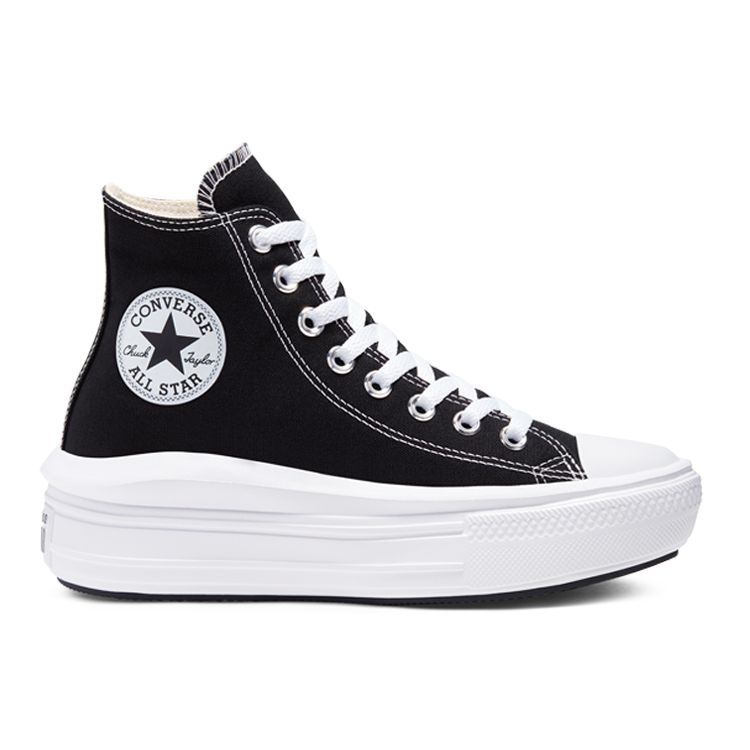 Converse Chuck Taylor All Star Move Platform High Dámské Černá Bílá 568497C