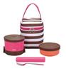 THERMOS Insulated Lunch Box, Approx. 0.6 Cup, Pink, DBW-251 P
