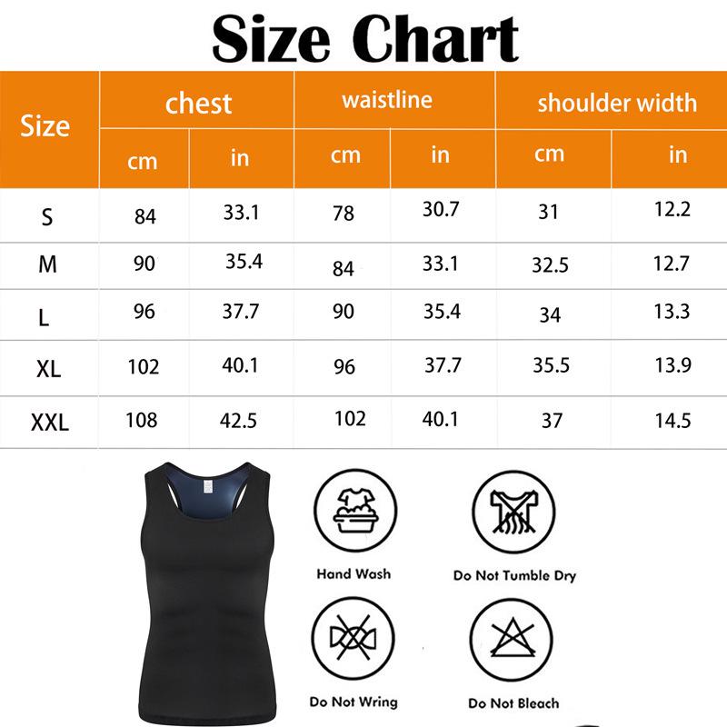 Men's Extreme Sweat Body Shaper: Fitness Vest for Running, Sports & Yoga