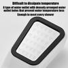 300Hole Chrome Ultra Strong Pressurized Shower Head Square Handheld Pressurized Shower Head Water Saving Shower Head