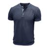 Camisetas Henley de manga corta para hombre, camisetas de verano con botones, camisetas básicas informales, camisetas lisas, camisetas suaves y cómodas, camisetas clásicas de corte deportivo para hombre