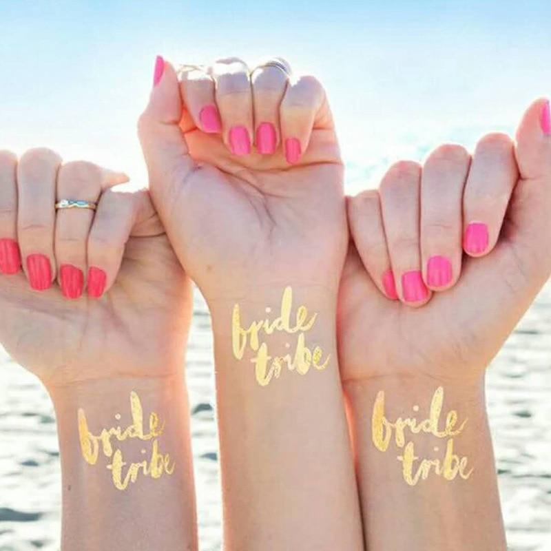 5 Pack Bridal Tattoo Stickers Bachelorette Party Stickers