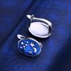 KNIKOO Star Moon Clip Earrings For Women Fashion Stud Earrings Jewelry for Wedding Party Gifts