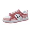 Girls Pink Panda Board Shoes Children Spring Ins Tide Little White Shoes Platform-soled Versatile Student Single Shoes