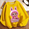 Round-neck Hoodies for Children, Long-sleeved Loose Hoodies for Boys and Girls in Spring and Autumn