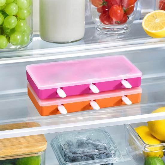Ice Pop Maker, DIY Silicone Popsicle Mold with Lid, BPA-Free Easy Release Animal Shape Freezer Mold for Homemade Yogurt