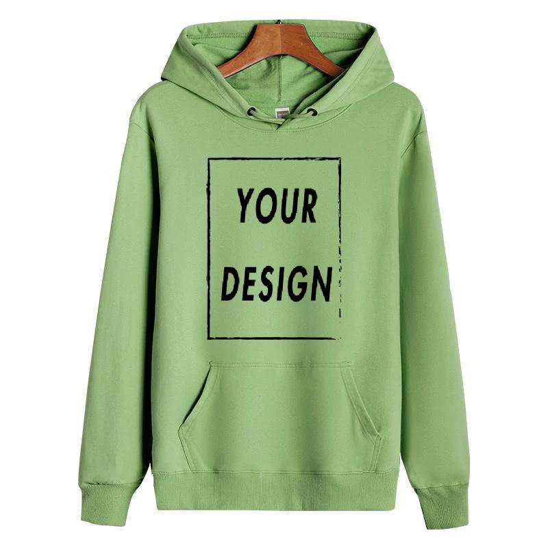 300g reiner Baumwoll-Hoodie individuelles Design, personalisiertes Logo, langärmiges neues Herren- und Damen-Universal-Großes Freizeit-Sport-Sweat