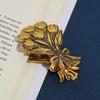 Antique Finish Bouquet Journal Clips Ginkgo Leave Document Organization Clips  Office