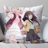 Lycoris Recoil Animation Pillow Case Square Pillow Bedroom Sofa Leisure Comfort Cushion Car Living Room Home Decoration 40X40